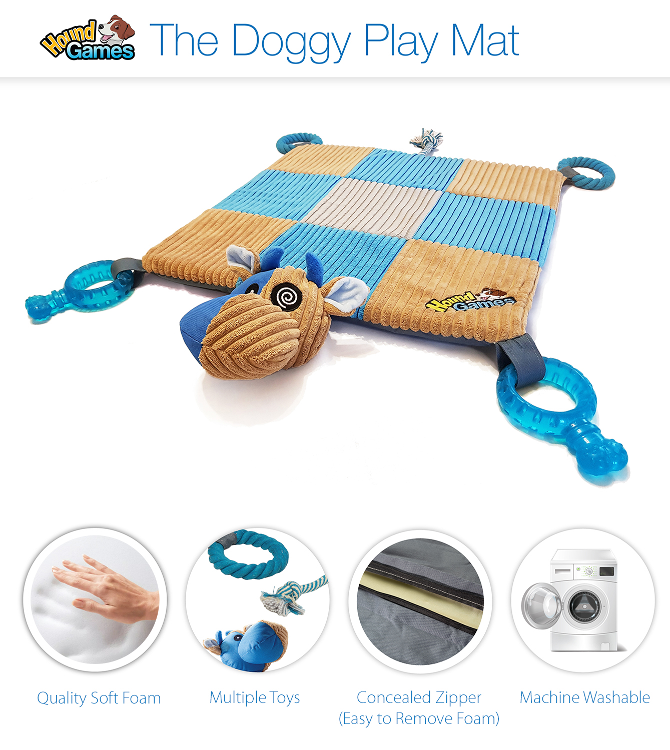 Houndgames doggy 2024 play mat